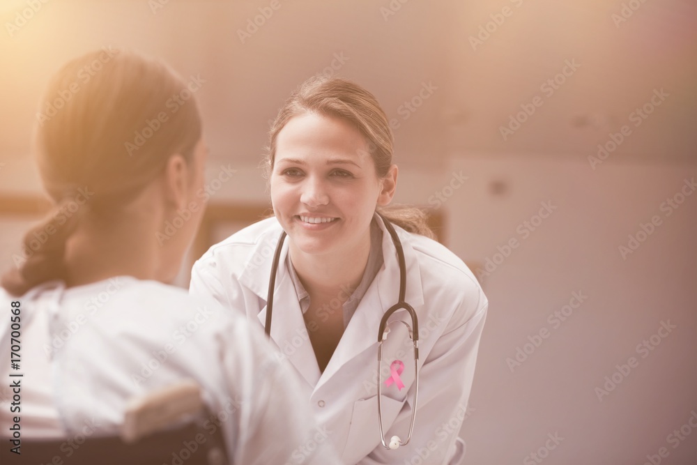 Composite image of breast cancer awareness ribbon Composite image of breast cancer awareness ribbon