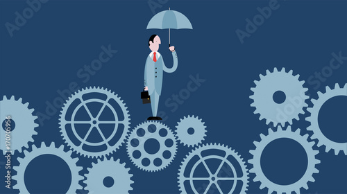 uomo d'affari, affari, vettoriale,