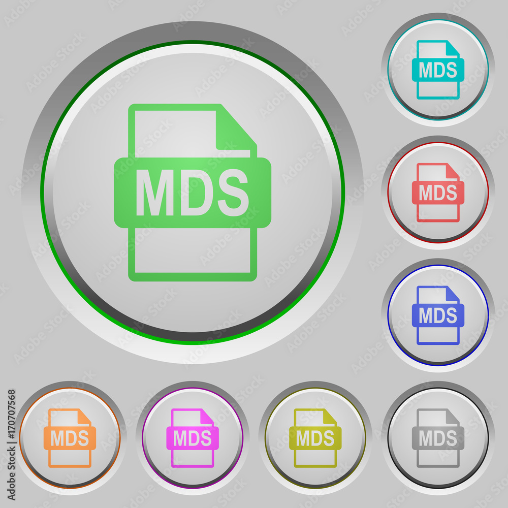 MDS file format push buttons MDS file format push buttons