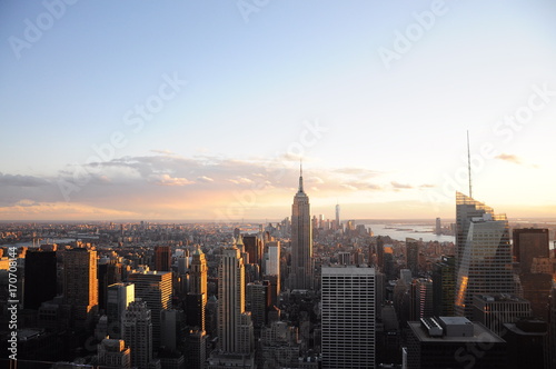 New York City skyline at sunset © Jose
