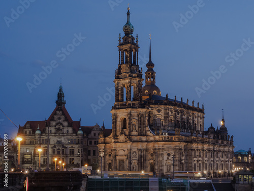 Hofkirche ,ss. Trinitatis, Dresden, Sachsen, Deutschland © Manfred Mally