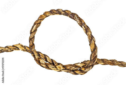 Rope on a white background