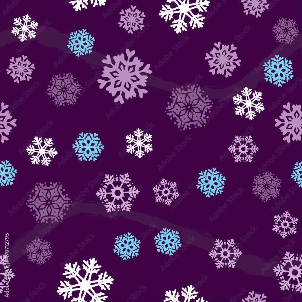 Snowflake Seamless Pattern 7 Snowflake Seamless Pattern 7