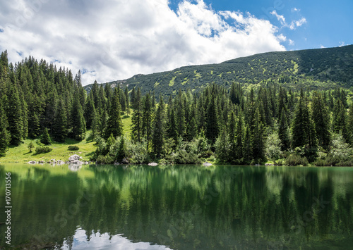 The mountain lake Soinsee in Tyrol, Bavaria