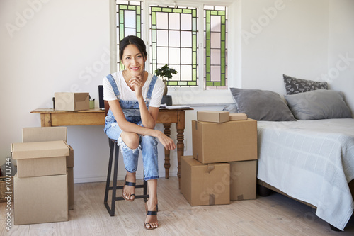 Portrait Of Woman In Bedroom Running Business From Home © Monkey Business