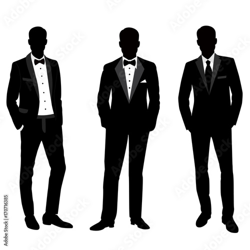 Wedding men's suit and tuxedo.