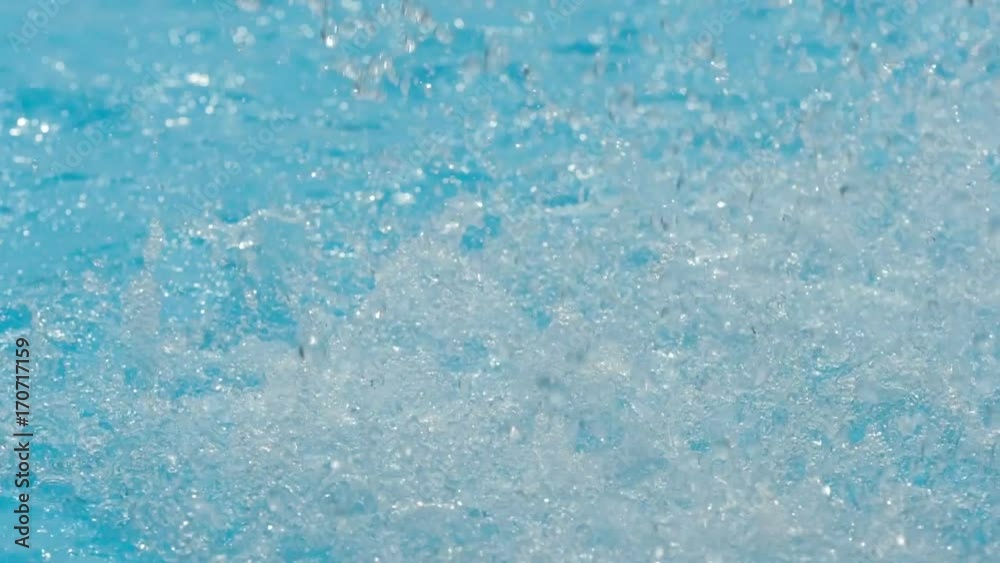 Water splash in slow motion.

