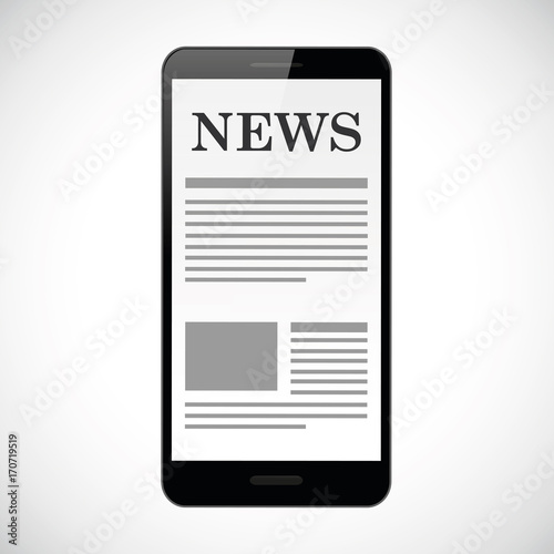 news auf dem smartphone