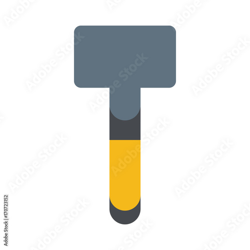 hammer tool icon image vector illustration design 