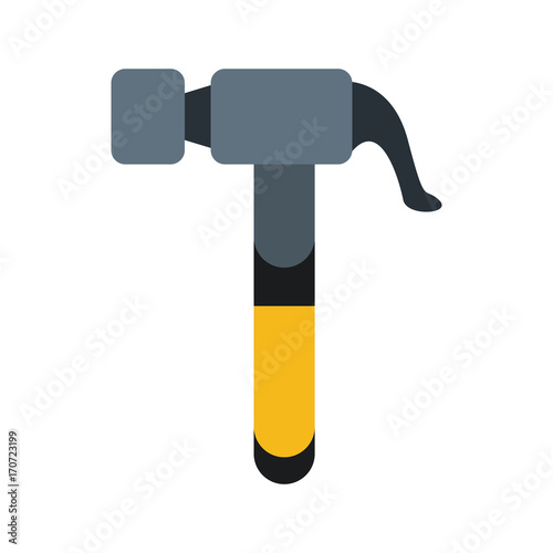 hammer tool icon image vector illustration design 