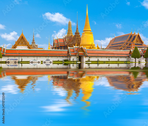 Photography jardins extérieurs du Palais Royal, Bangkok, Thaïlande