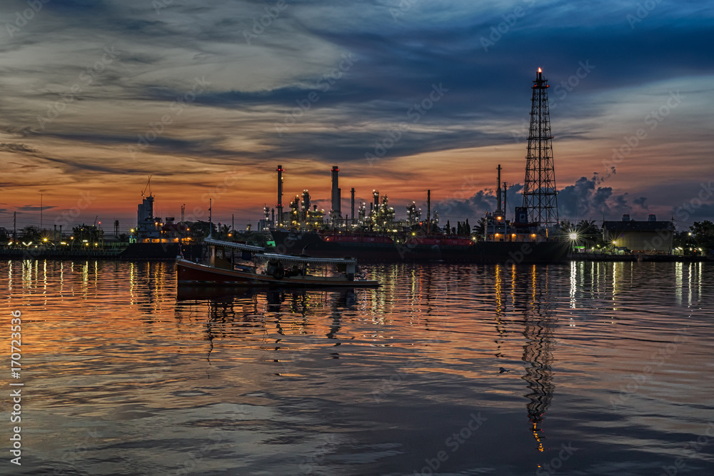 oil refinery