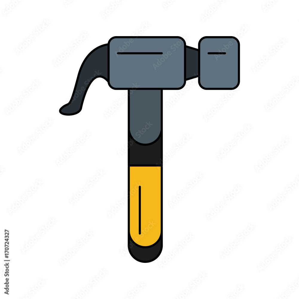 hammer tool icon image vector illustration design hammer tool icon image vector illustration design