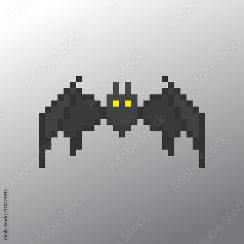 Pixel bat for games and applications
