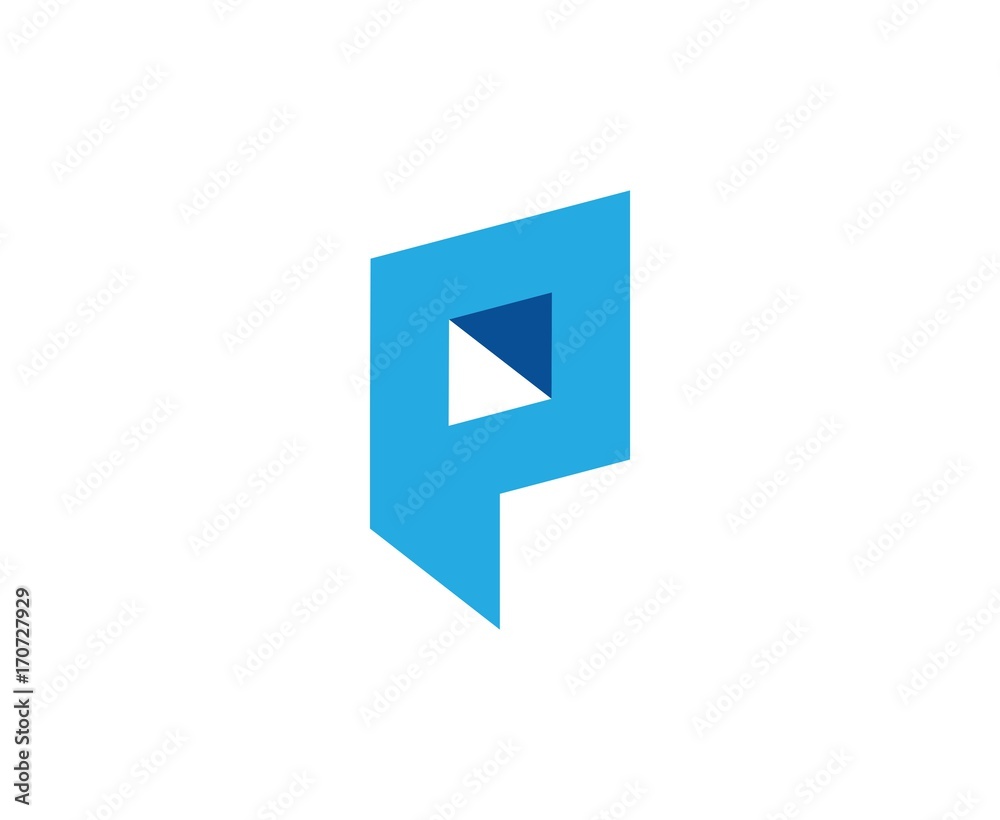 P logo letter P logo letter