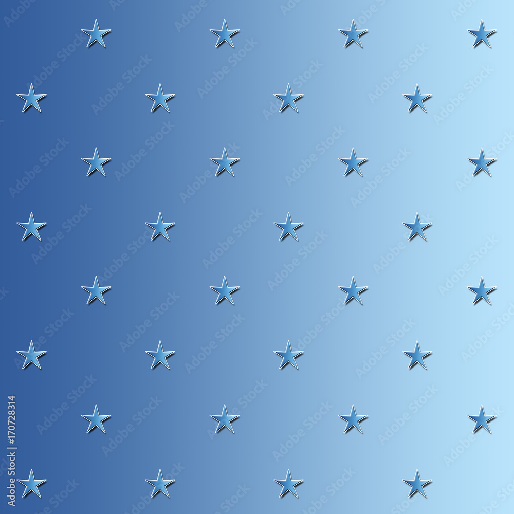 Obraz premium Bright and shiny background for American Holidays in the colors white and blue. American Holidays Template.