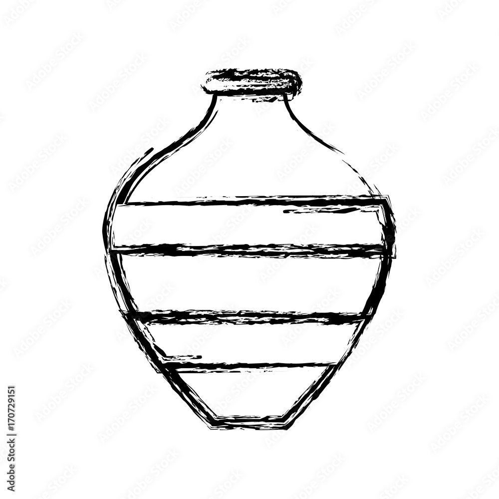 Empty flower vase icon vector illustration graphic design Empty flower vase icon vector illustration graphic design
