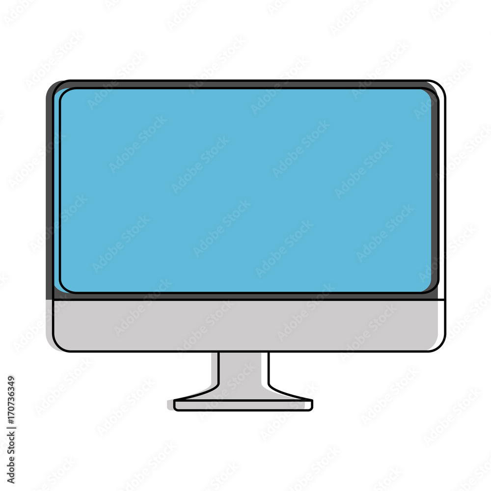 monitor computer isolated icon vector illustration design monitor computer isolated icon vector illustration design