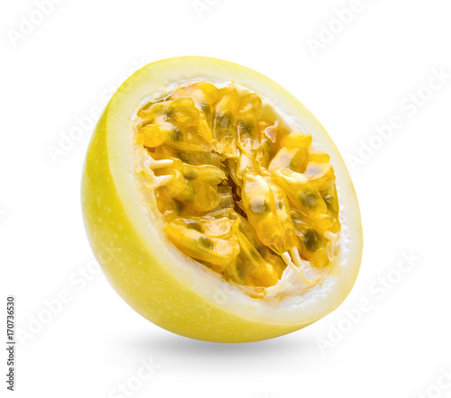 passionfruit isolated on white background