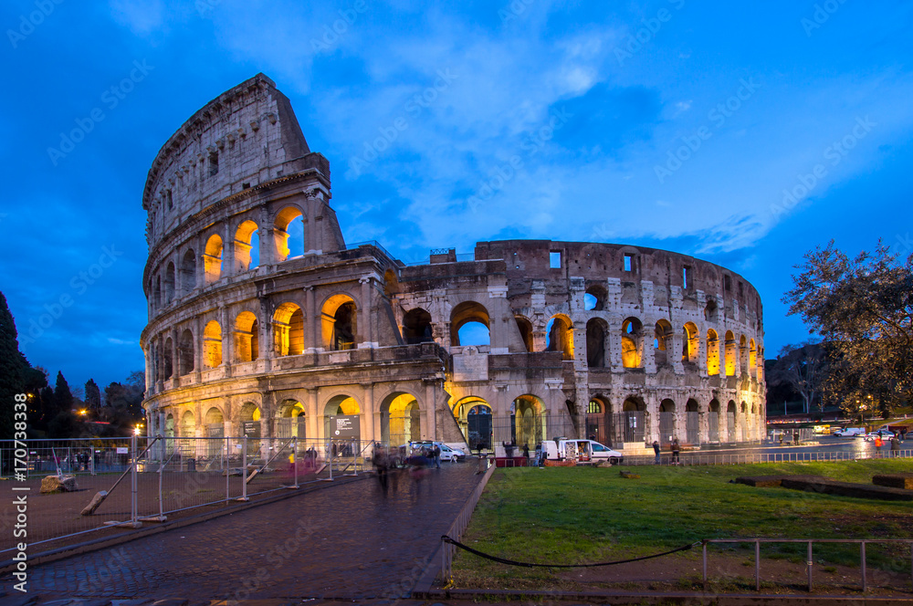 The Coloseum of Rome, Italy