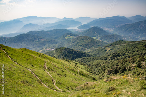 Aussicht vom Monte Lema, Tessin