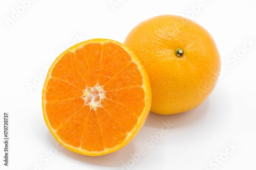 orange isolated on white background