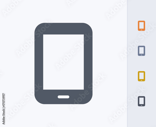 Tablet - Carbon Icons. A professional, pixel-perfect icon designed on a 32x32 pixel grid and redesigned on a 16x16 pixel grid for very small sizes.