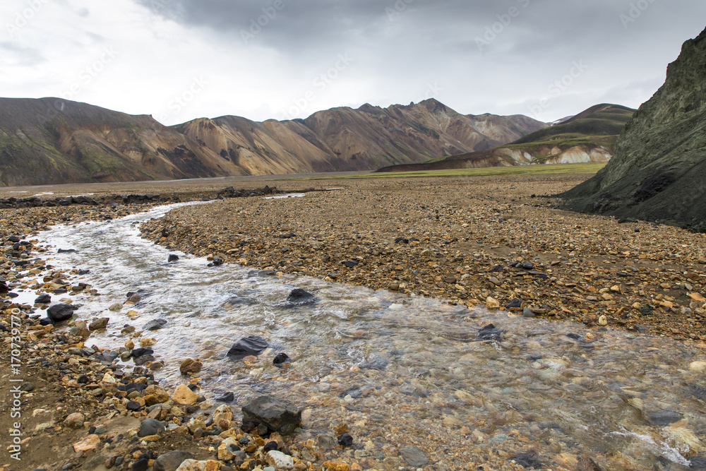 nature park landmannalaugar in iceland