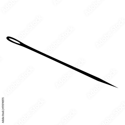 sewing needle isolated icon vector illustration design