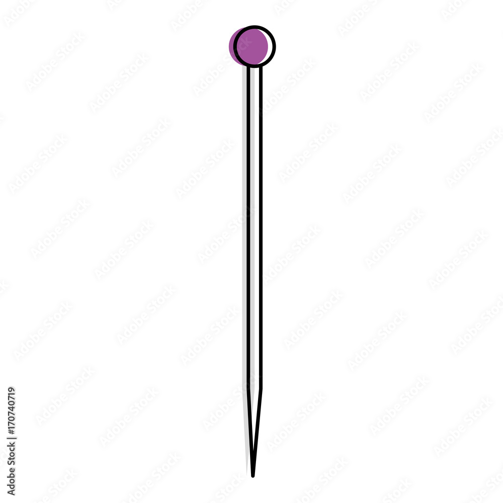 sewing pin isolated icon vector illustration design sewing pin isolated icon vector illustration design