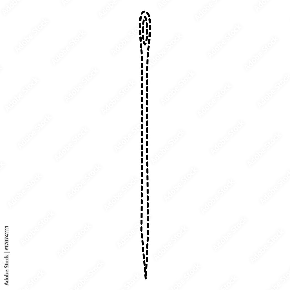 sewing needle isolated icon vector illustration design sewing needle isolated icon vector illustration design