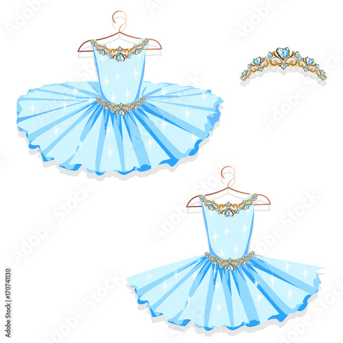 tutu on the hanger set