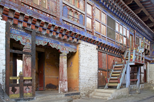 Wangduechhoeling Palace ruins, Bumthang, Bhutan