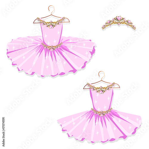 tutu on the hanger set