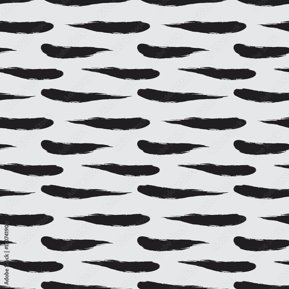 Stylish vector seamless brush stroke fashion pattern. Black and white abstract background texture for print, textile, fabric, home decor, web, poster, card, t-shirt, packaging, wrapping or any use. Stylish vector seamless brush stroke fashion pattern. Black and white abstract background texture for print, textile, fabric, home decor, web, poster, card, t-shirt, packaging, wrapping or any use.