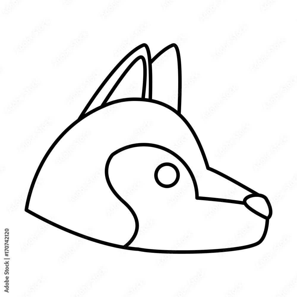 Wolf cartoon animal icon vector illustration graphic design Wolf cartoon animal icon vector illustration graphic design
