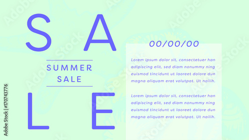 Summer sale discount coupon