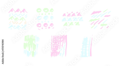 Vector set of birthday decoration / Vector set of birthday decoration against white background