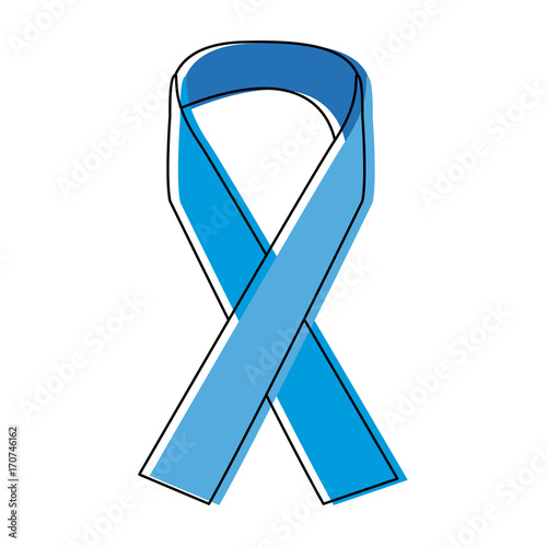 awareness peace ribbon support help concept vector illustration