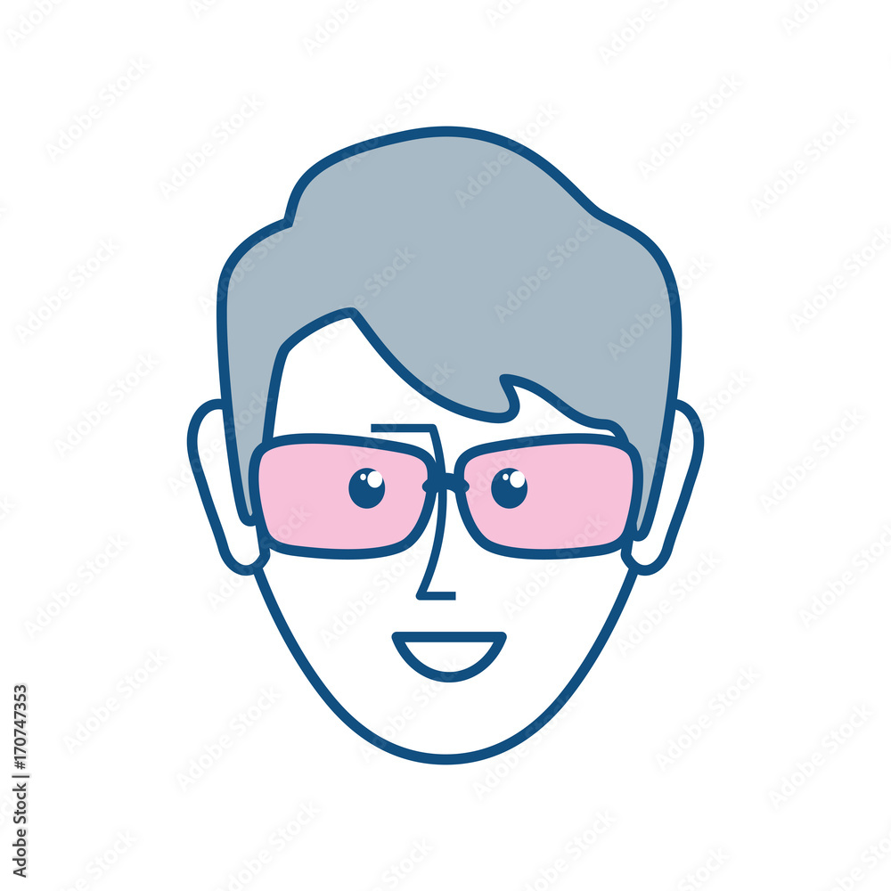  colorful  man over white background   vector  illustration