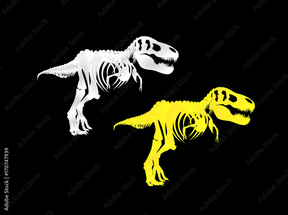 Illustration of two Tyrannosaurus Rex