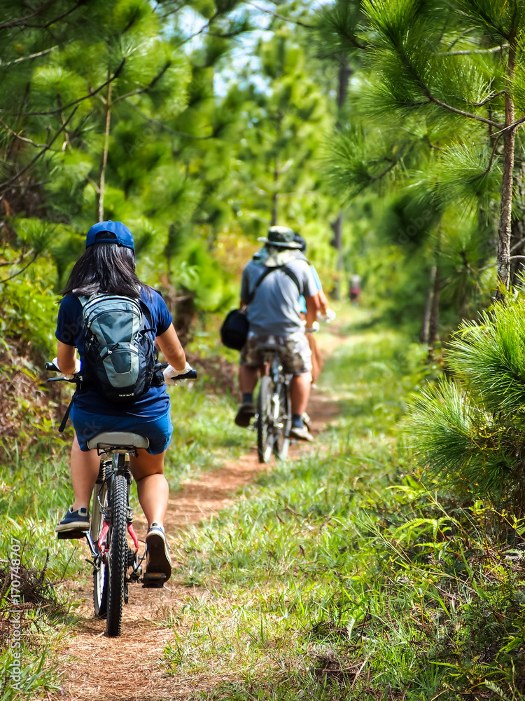 women bike on mountain, activity holiday women bike on mountain, activity holiday
