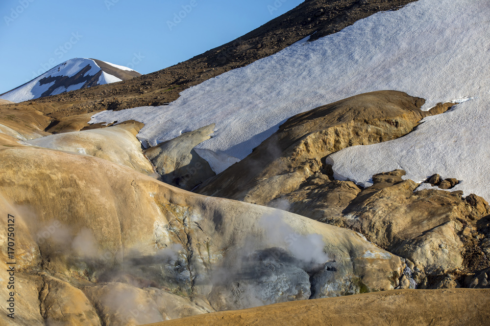 Obraz na plátně kerlingarfjöll, island