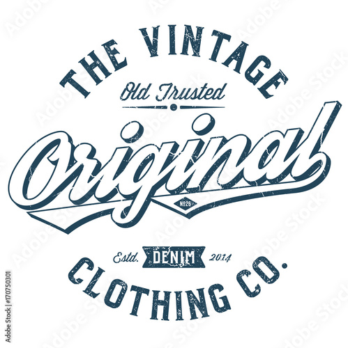 The Original Clothing Co. - Tee Design For Print 