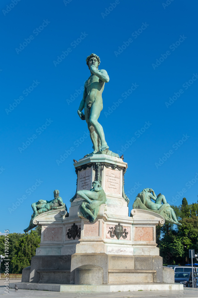 David monument on the Piazzale Michelangelo