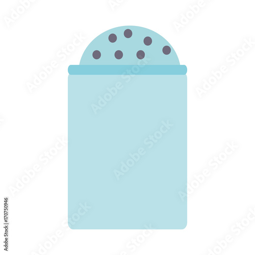 colorful salt shaker  over white  background vector illsutration
