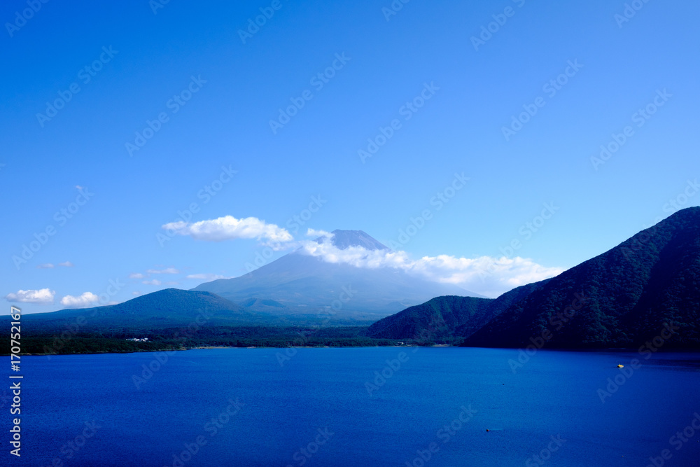 Mt. Fuji view from Lake Motosuko