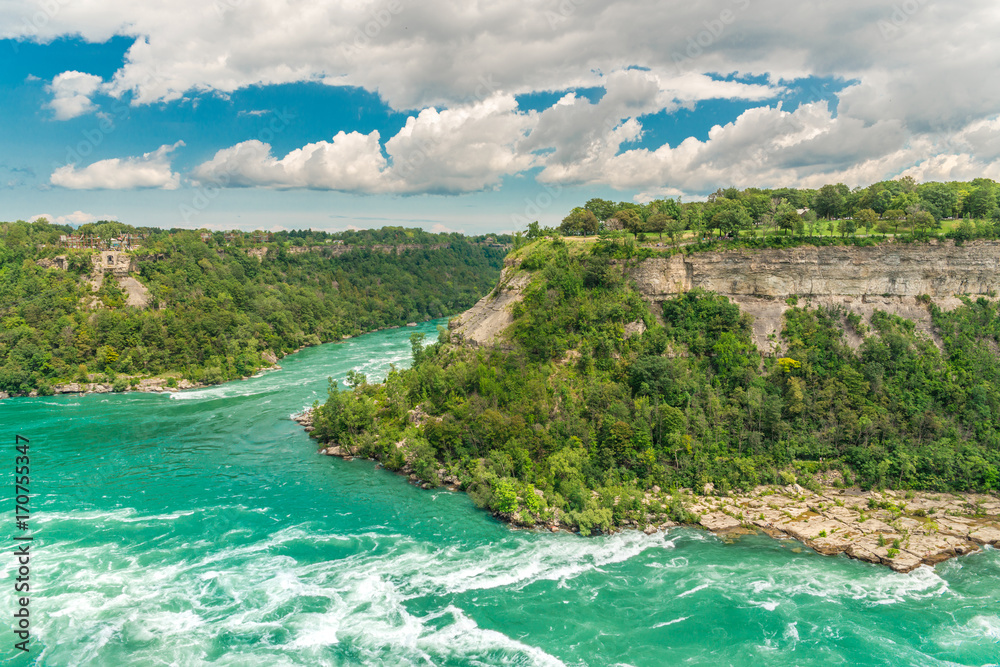 Niagara Whirlpool, Niagara Falls river, Ontario, Canada