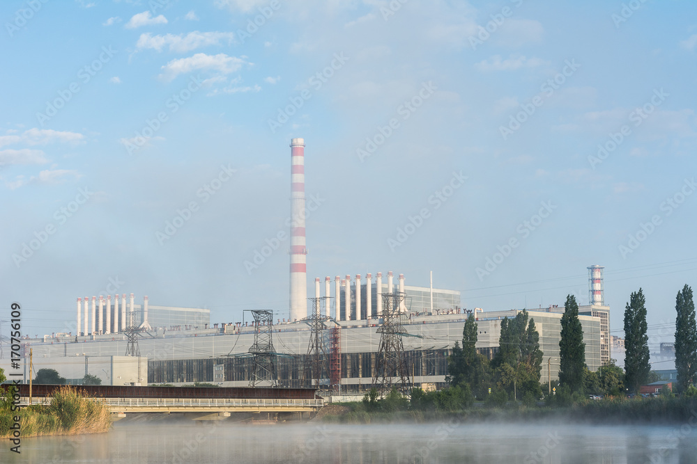 nuclear power station building