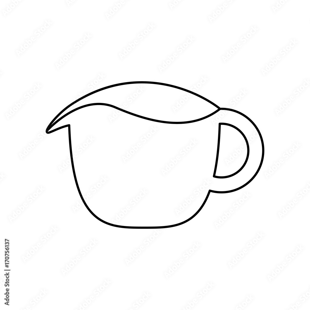 meter cup icon over white background vector illustration meter cup icon over white background vector illustration